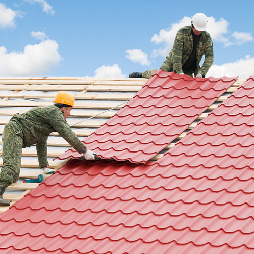 Metal roofing protection film